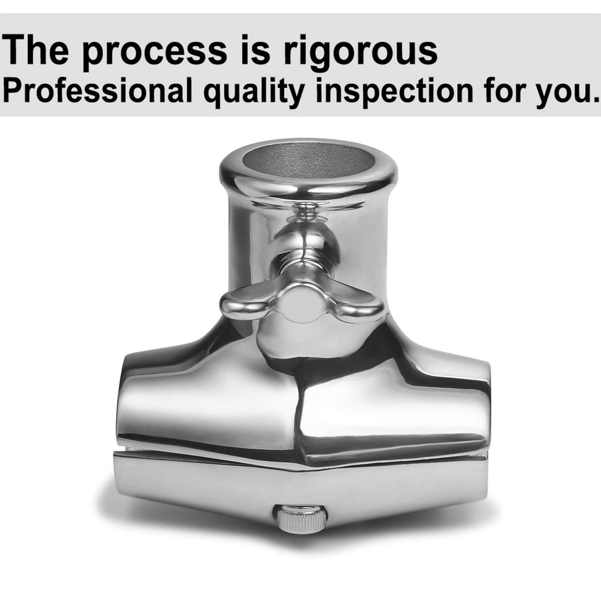 Rail Mount 316 Stainless Steel Flag Pole Holder C437