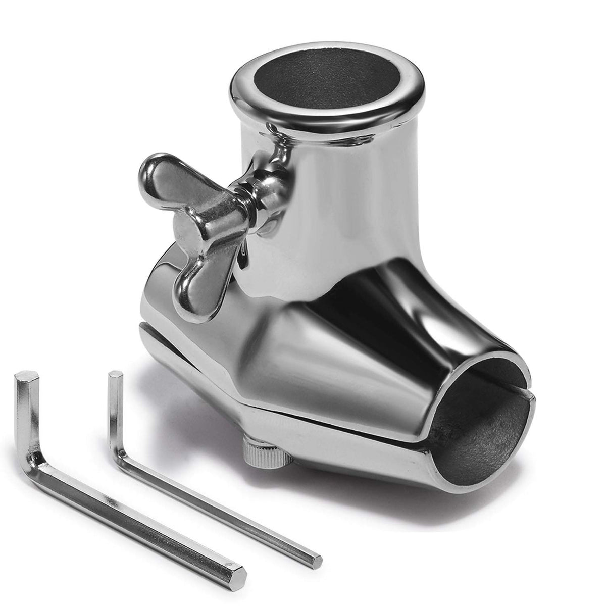 Rail Mount 316 Stainless Steel Flag Pole Holder C437