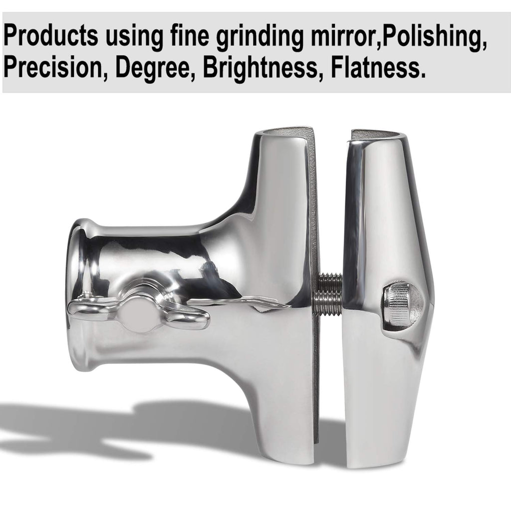 Rail Mount 316 Stainless Steel Flag Pole Holder C437