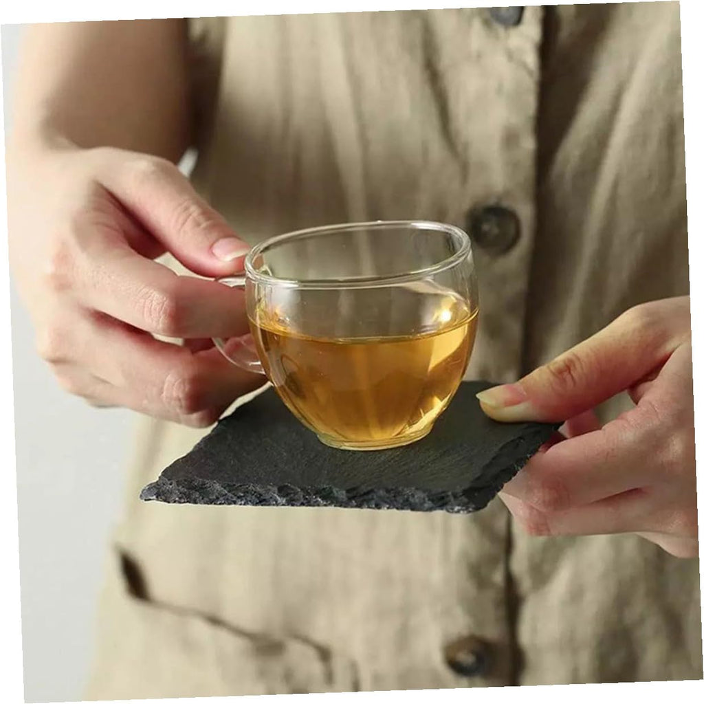 12pcs Natural Coasters W98825