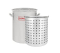 42 QT Stainless Steel Stock Pot with Basket G8824