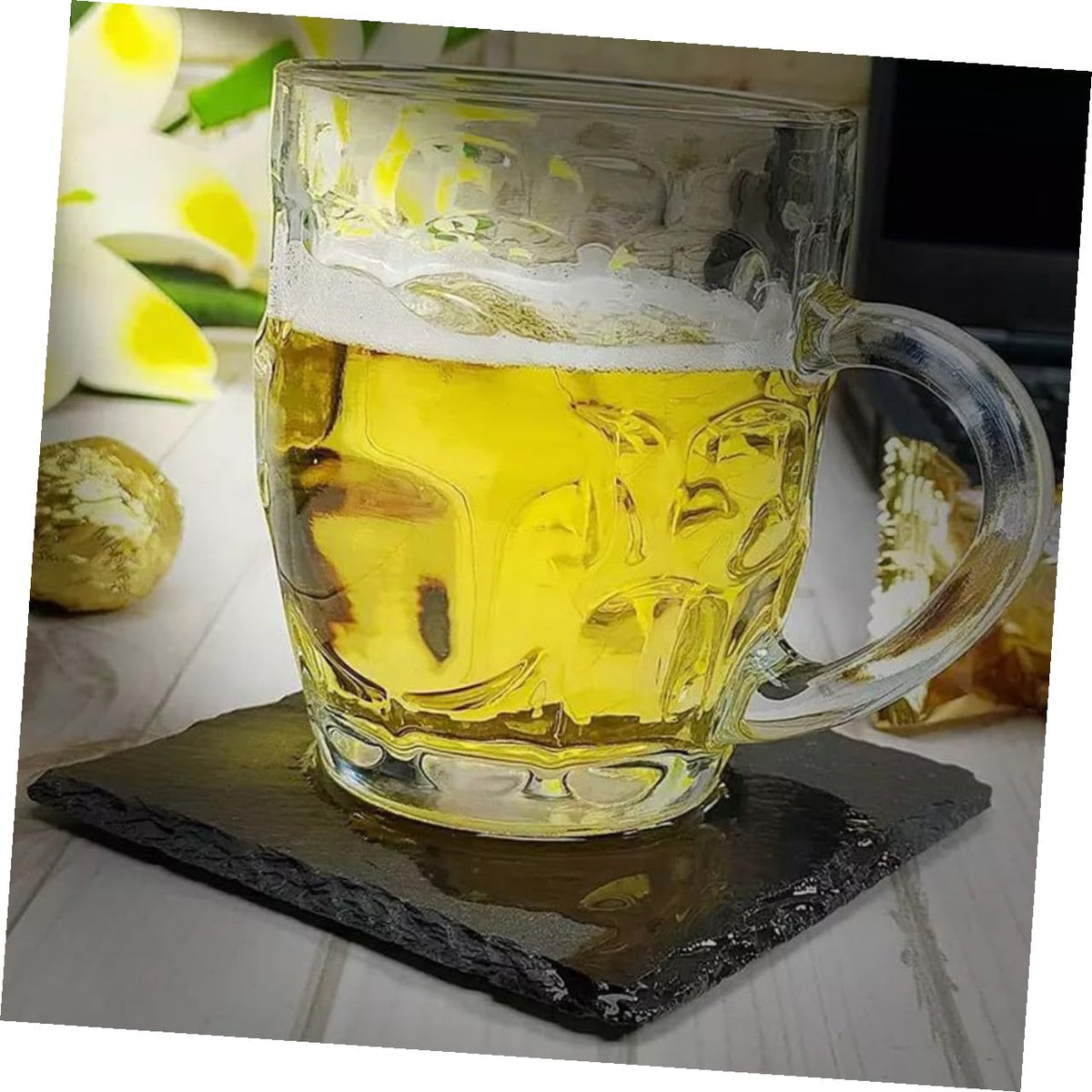 12pcs Natural Coasters W98825