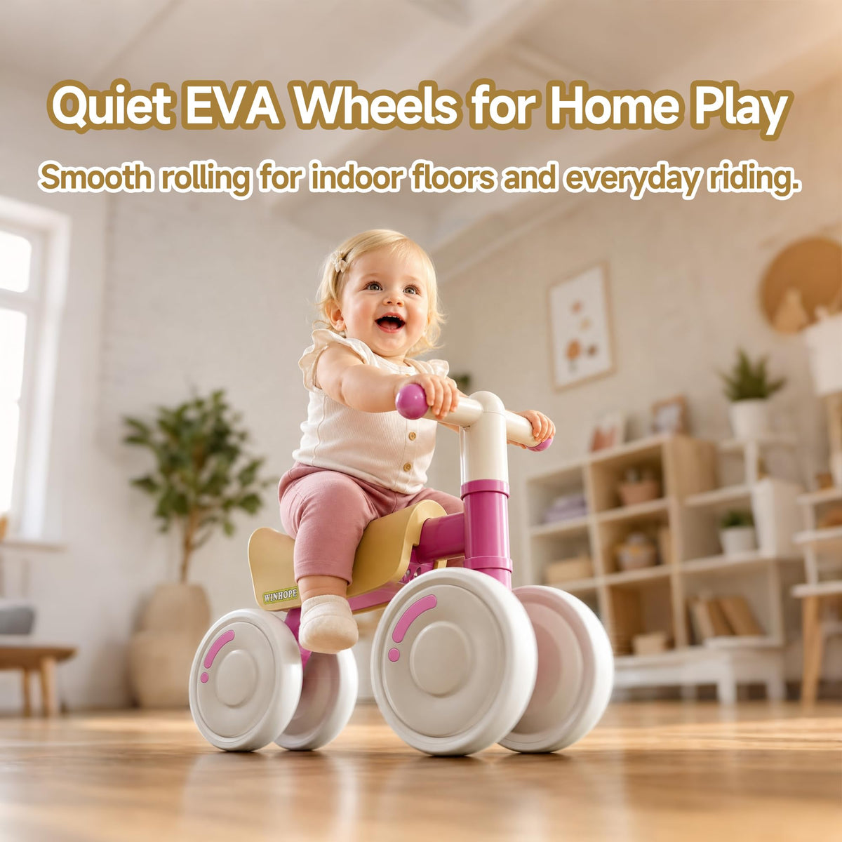 Baby Balance Bike 4-Wheel P752