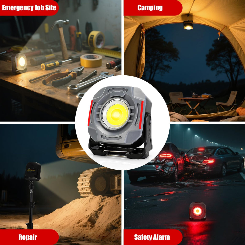 Magnetic Rechargeable Job Site Light with Hook O869347