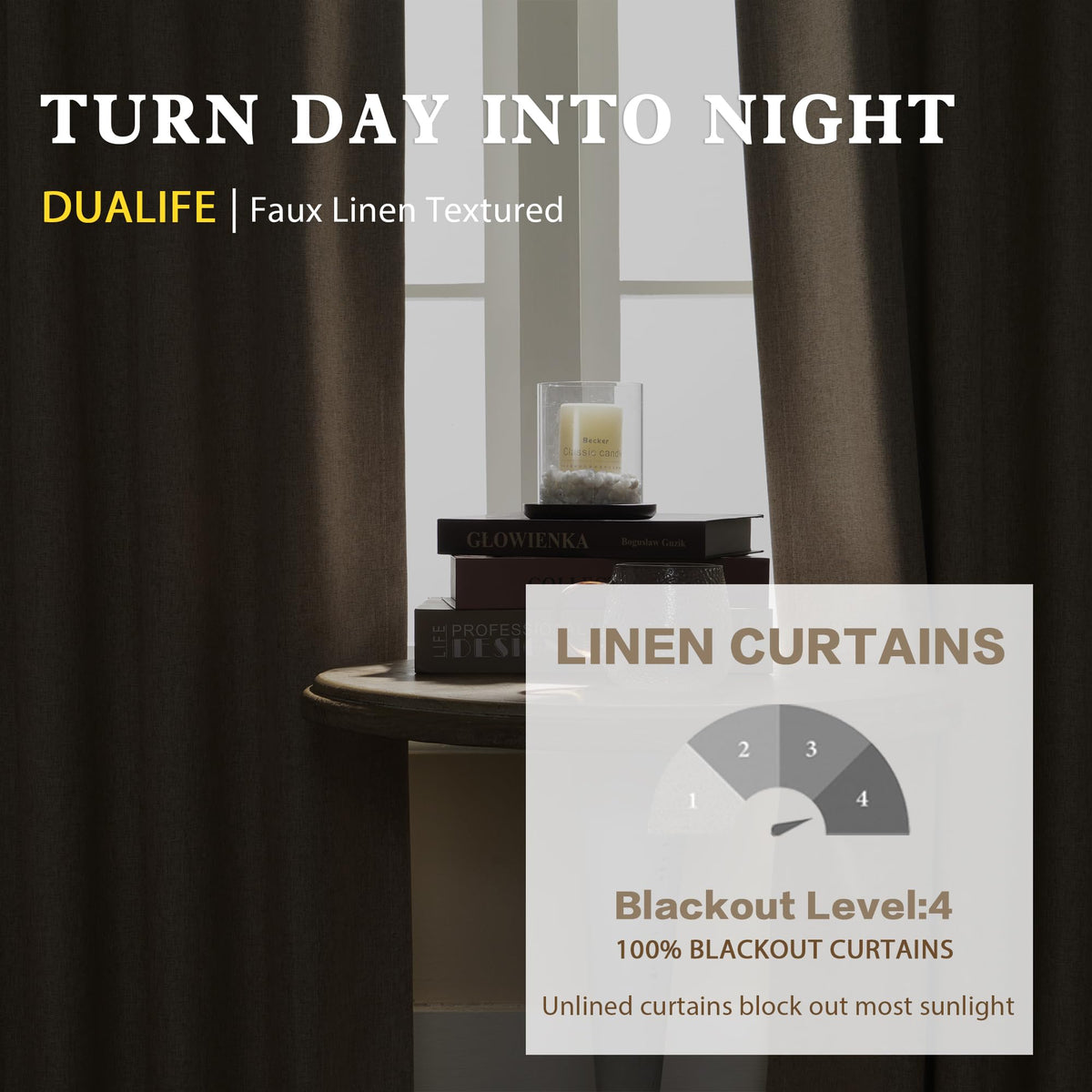132 Inch Blackout Curtains 11 ft Long Pinch Pleated Drapes 2 Panels F35372