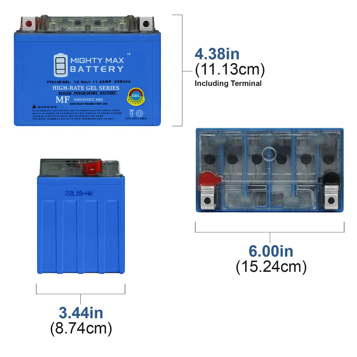 12V 11.2Ah GEL Battery Q54893