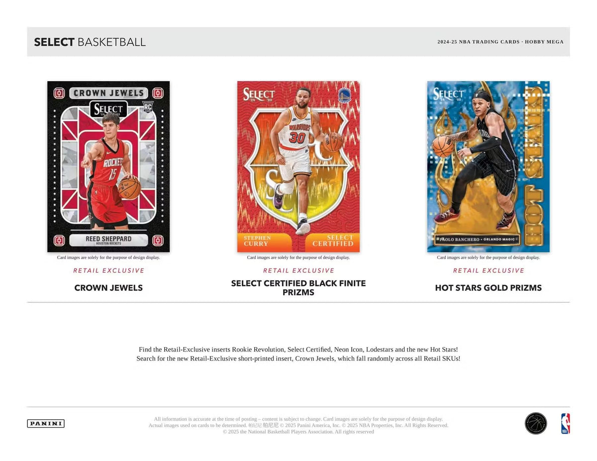 2024-25 Select Basketball Trading Card Box M320731