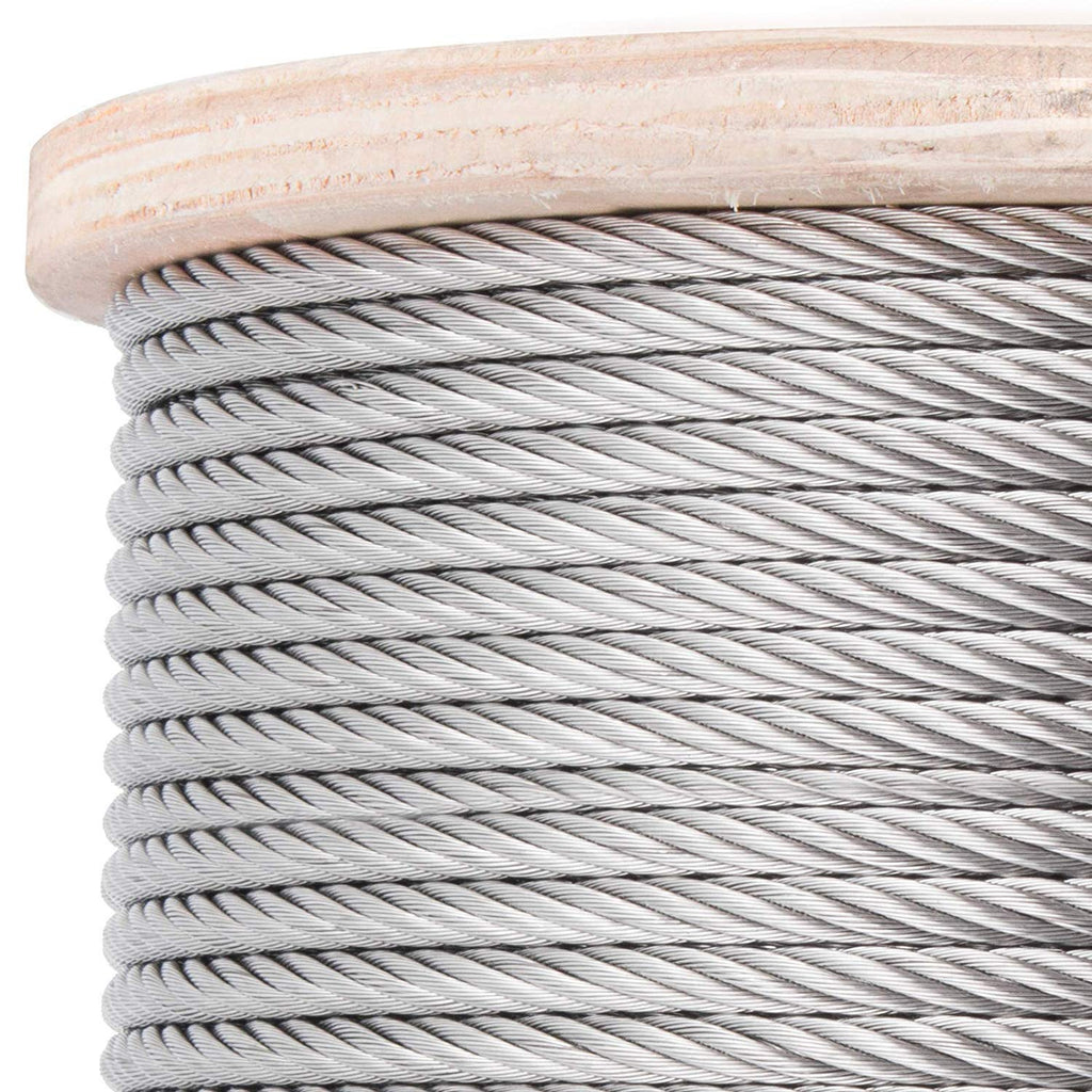 1/8" T316 Stainless Steel Cable 1x19 Wire Rope Z172271