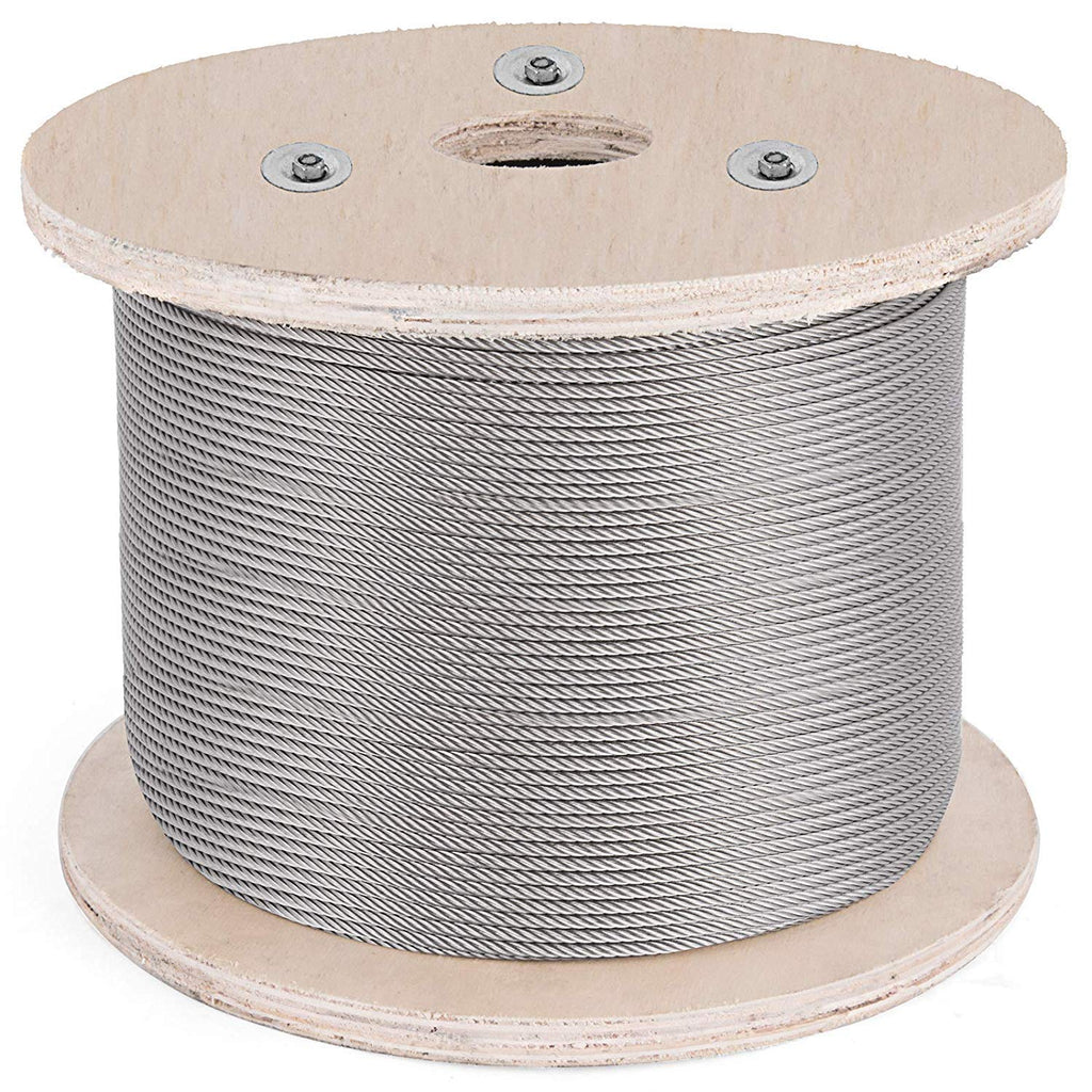 1/8" T316 Stainless Steel Cable 1x19 Wire Rope Z172271
