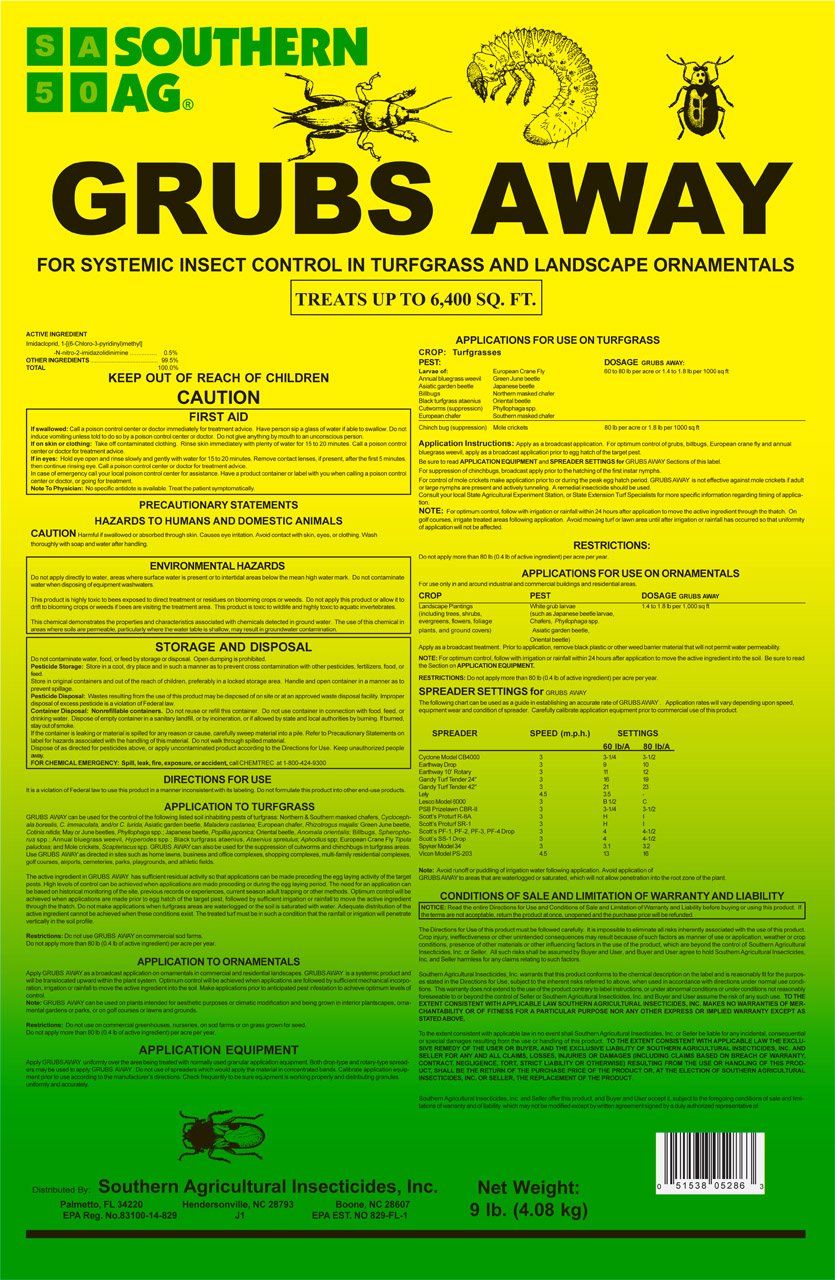 9 Pound Bag Systemic Insect Control C938635