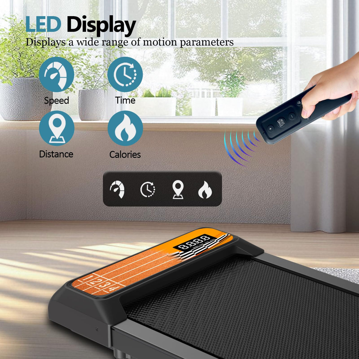 2.5 Hp Incline Walking Pad Treadmill F556724