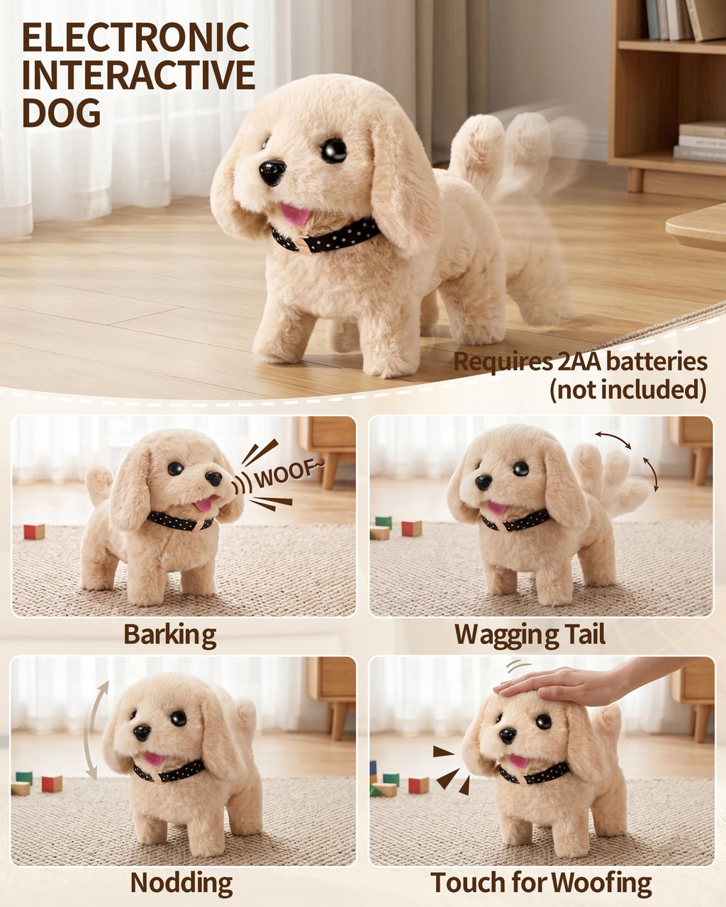 Dog Toy with Portable Puppy Stroller E105354